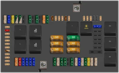 Caja de fusibles del compartimento de equipaje [Versión 2]