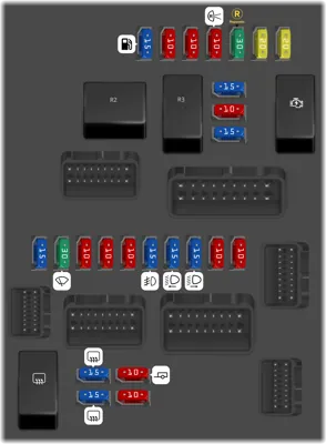 Caja de Fusibles del Compartimento del Motor No.1