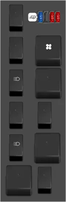Caja de relés del compartimiento del motor