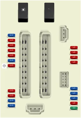 Panel de fusibles del compartimiento del motor No. 1