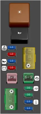 Caja de fusibles del motor 2