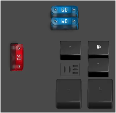 Engine compartmen fuse box