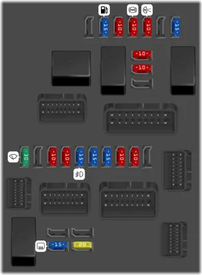 Panel de Fusibles del Motor No.1