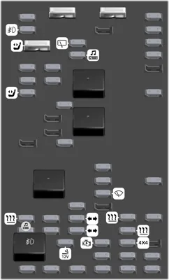 Bloque de Fusibles Bajo el Asiento Trasero