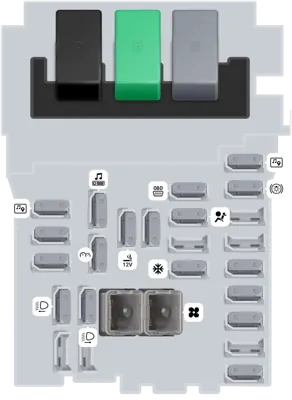 Caja de fusibles del tablero de instrumentos