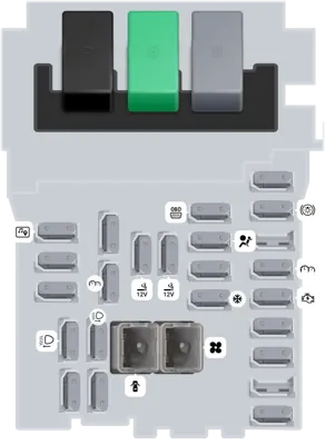 Caja de fusibles del tablero de instrumentos