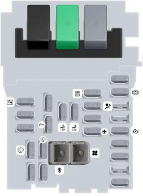 Caja de fusibles del tablero de instrumentos