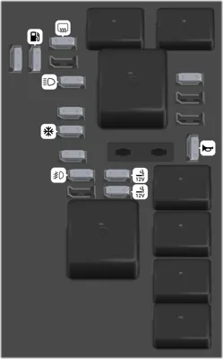 Caja de fusibles del compartimento del motor