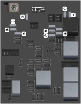 Caja de fusibles del compartimento del motor