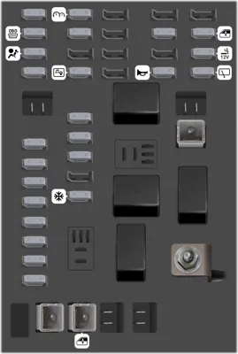 Caja de fusibles del tablero de instrumentos