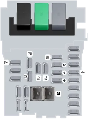 Caja de fusibles del tablero de instrumentos