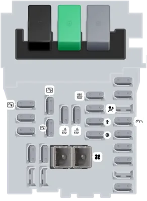 Caja de fusibles del tablero de instrumentos