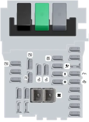 Caja de fusibles del tablero de instrumentos