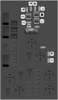 Caja de fusibles del compartimento del motor (2)