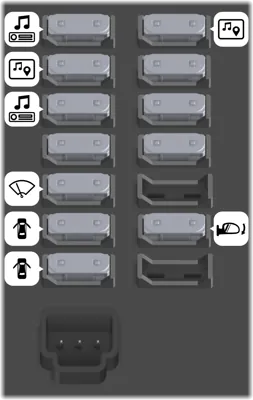 Caja de fusibles del tablero de instrumentos