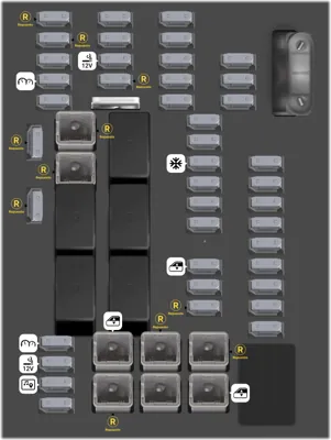 Caja de fusibles del tablero de instrumentos