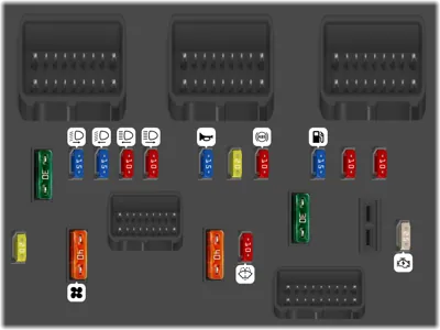 Caja de fusibles compartimento motor