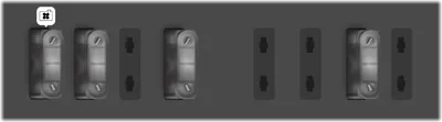 Compartimento del motor (Tipo 2 - Elementos adicionales en el lateral)