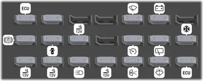 Bloque de Fusibles del Tablero de Instrumentos