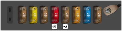 Compartimento del motor (Caja 2)