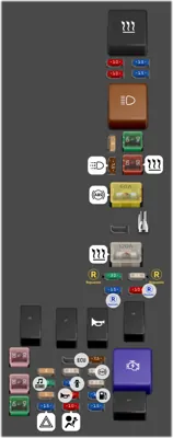 Compartimento del motor (con sistema de luces diurnas)