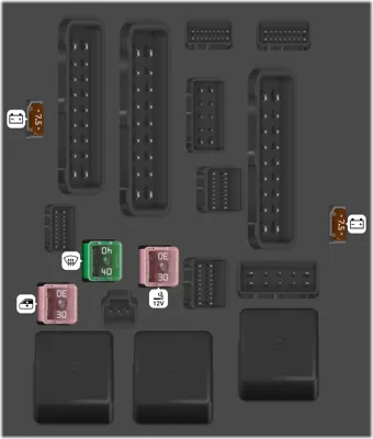 Debajo del tablero de instrumentos (tipo B)