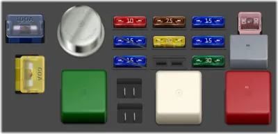 Caja de fusibles del compartimento del motor