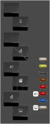 Relé del tablero de instrumentos n.º 6