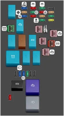 Engine fuse panel