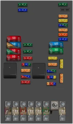 Engine fuse box (Up to June 2018)