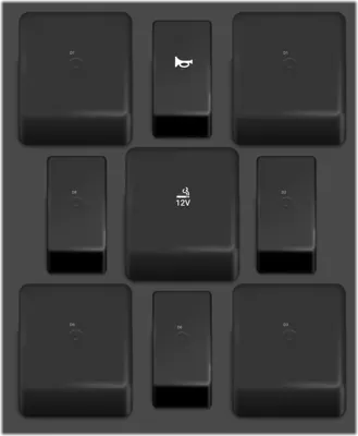 Caja de fusibles y relevadores 2 -SR 2-