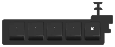 Portarelé a la izquierda debajo del panel de instrumentos