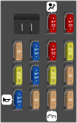 Compartimento del motor, parte delantera
