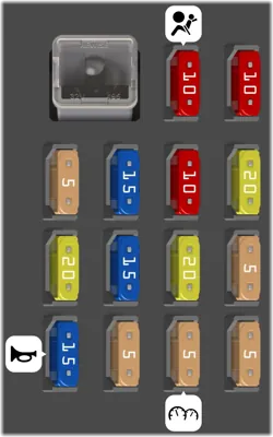 Compartimento del motor, parte delantera