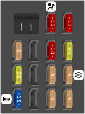 Compartimento del motor, parte delantera