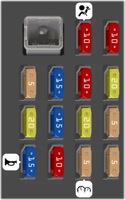 Compartimiento del motor, parte delantera