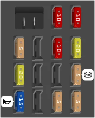 Compartimento del motor, parte delantera